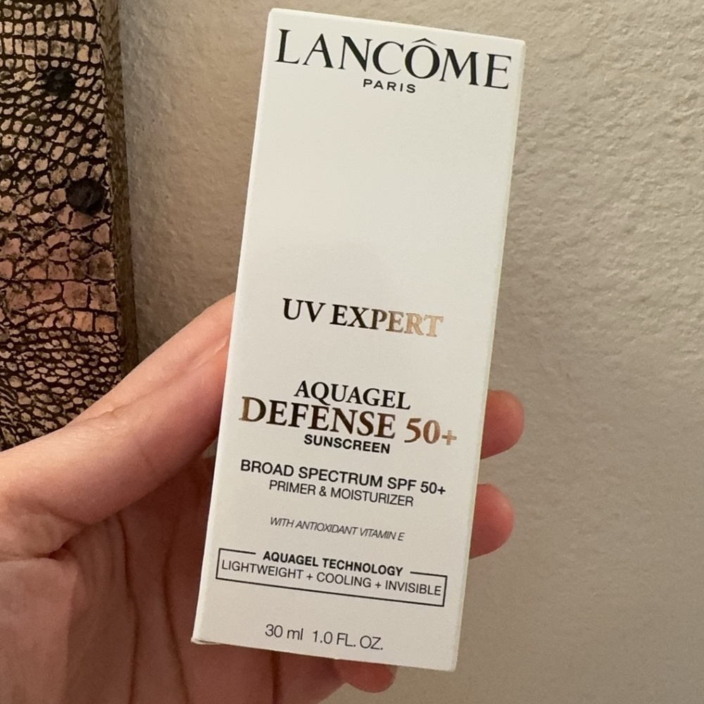 Lancôme UV Expert Aquagel Face Sunscreen SPF 50 - 1oz 30ML NIB 09/2027+ SEALED